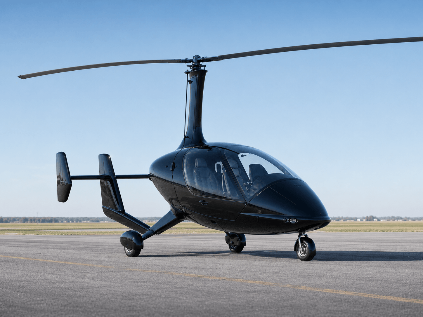 Aeronave negra Calidus